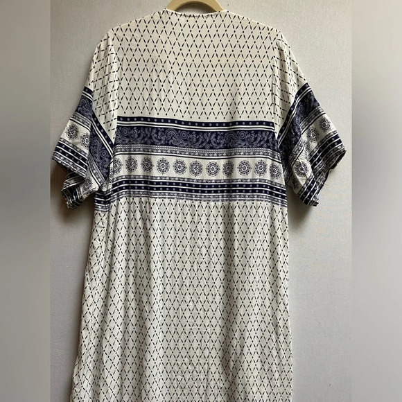 Entro duster  maxi swim cover up kimono Sz S - Picture 3 of 10